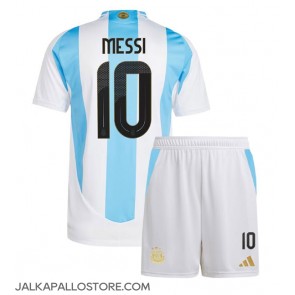 Argentiina Lionel Messi #10 Kotipaita Lapsille Copa America 2024 Lyhythihainen (+ shortsit)
